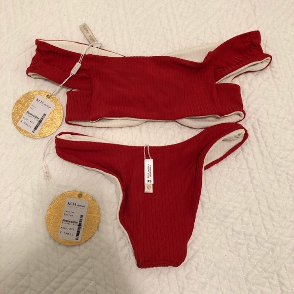 KOA NWT Catalina XS swimsuit Reversible - Picture 4 of 6